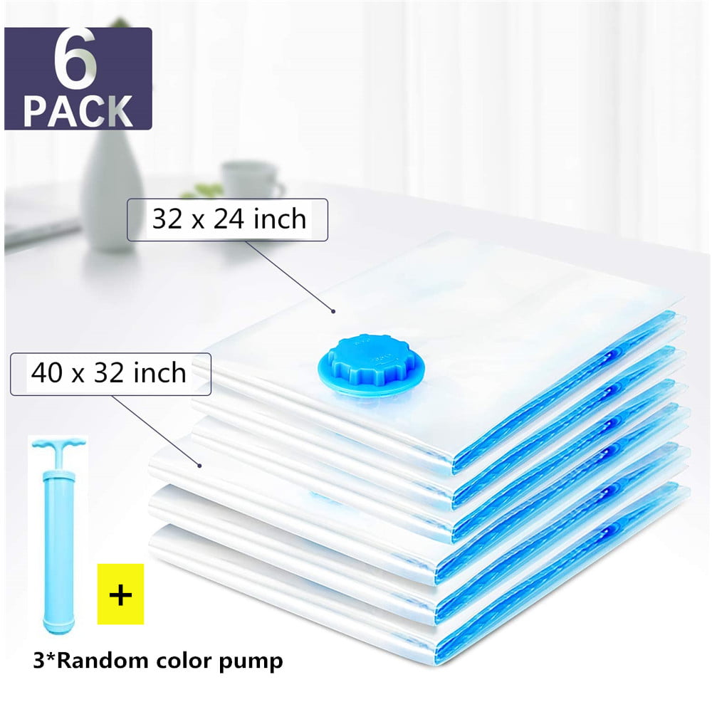 17 Piece Compression Bag Kit with Pump Spacefox Vacuum Bags for Clothes 