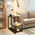 thumbnail image 3 of Topbuy Table de Chevet 3 Niveaux avec Étagère de Rangement, 3 of 10