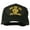 Black, variant on WW2 Veteran Military Patch Cap - Black OSFM