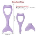 thumbnail image 6 of LANFENG Reusable Silicone Eyelash Separator Mascara Guard Mermaid Eye Tool Purple - 3-in-1 Application aid, 6 of 7