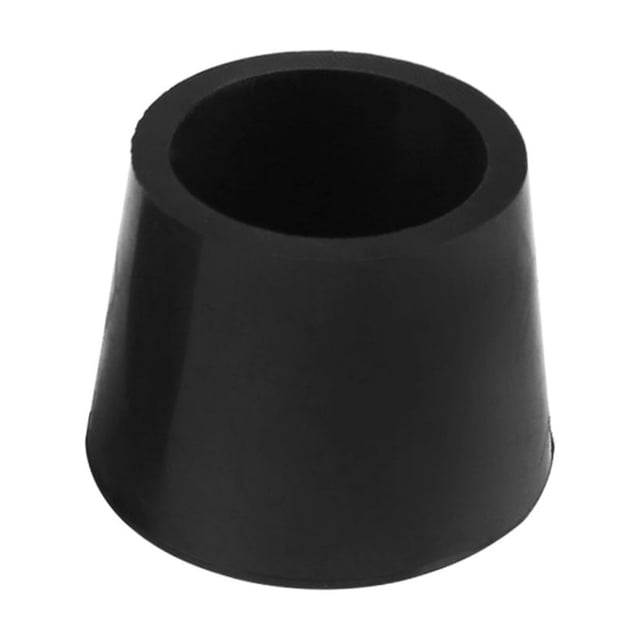 Protector de pies de muebles de goma para patas de sillas, tapa final única, diámetro interno de 22 mm (7/8")