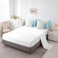 thumbnail image 3 of YST Aqua and Beige Gradient Comforter Set, Abstract Aesthetic, 7-Piece, Full Size, 3 of 4