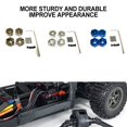 thumbnail image 3 of Vogacara Montaje hexagonal de rueda fuerte de aleación de aluminio 1/10 para ARRMA SENTON 3S RC pieza de coche RC accesorios de coche piezas de Kits de construcción modelo Azul oscuro, 3 of 6