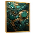 thumbnail image 2 of Designart "Revitalizing Malachite Essence I" Spiritual Stone Floater Framed Wall Art Prints, 2 of 5
