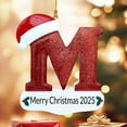 thumbnail image 1 of Chmadoxn Christmas Decorations, 26 Letters Christmas Tree Decoration Pendant Christmas Tree Ornaments Personalized DIY Christmas Ornaments Christmas Decoration Xmas Tree Hanging Decor Home Lsting, 1 of 6