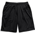 thumbnail image 4 of Hanes Mens Sport Mesh Pocket Shorts, XL, Ebony, 4 of 4