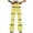 Yellow, variant on Leggings Women Tight Fitting Hip Hugging Shapewear Striped Flared Pants Yoga Pants Workout Leggings for Women Yellow L