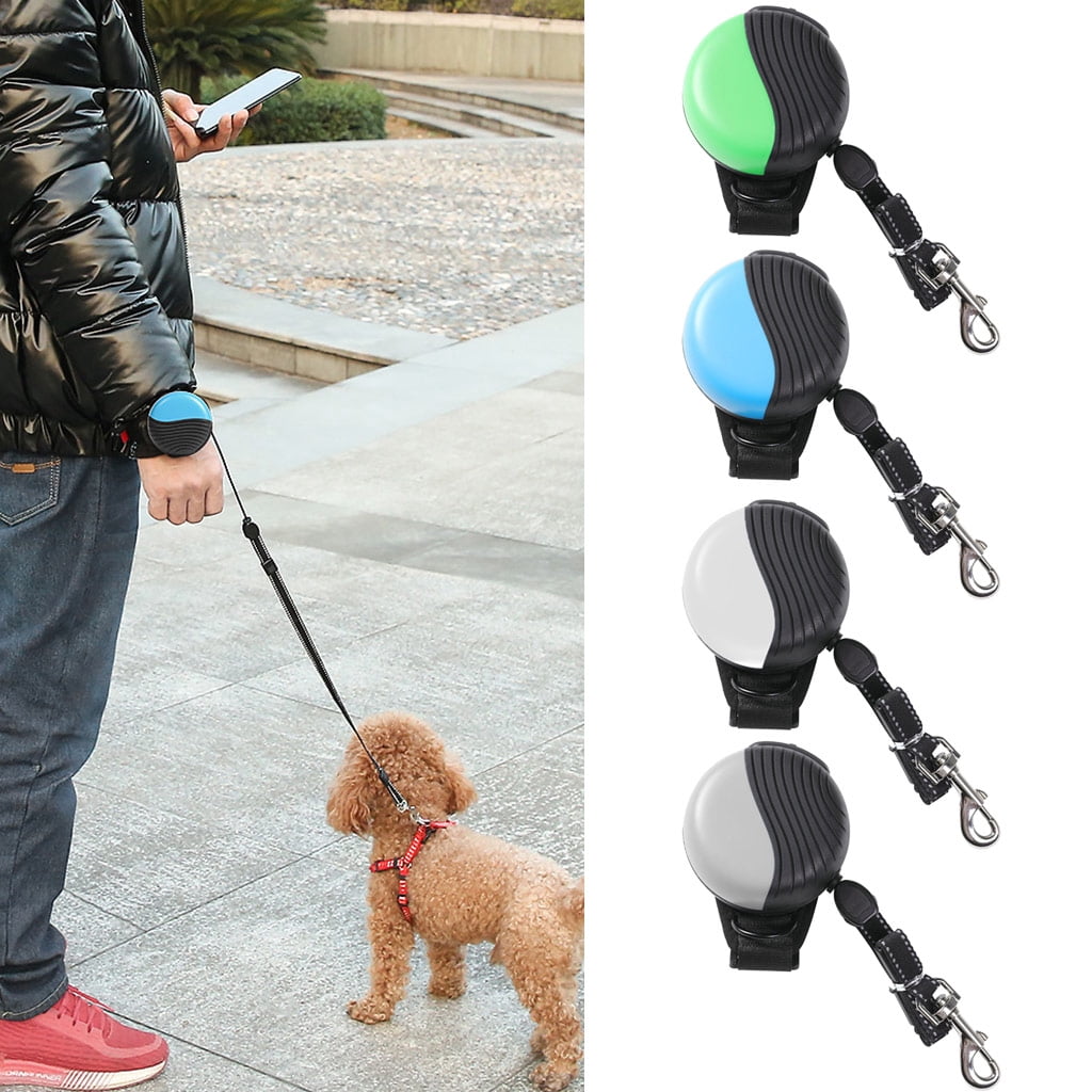 Retractable Dog Leash Extendable Puppy Running Leash Wrist Belt Strap Hands-Free for Big Small Dogs Cats