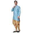 thumbnail image 2 of Royal Kurta Men's Jacquard Silk Printed Kurta, 2 of 7