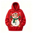 thumbnail image 6 of Christmas Pet Pouch Hoodie Men Women Long Sleeve Cute Graphic Loose Hooded Sweatshirt Pullover Tops Dog Cat Carrier Hoodie, 6 of 6