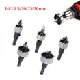 thumbnail image 6 of 16-30mm HSS Hole Cutter Drill Bits Set for Stainless Steel Plastic Wood metal, 6 of 6