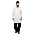 thumbnail image 1 of Saris and Things White Pathani Suit for Men, 1 of 6