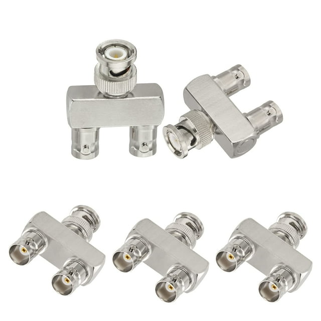 Adaptador BNC Eightwood BNC macho a doble BNC hembra