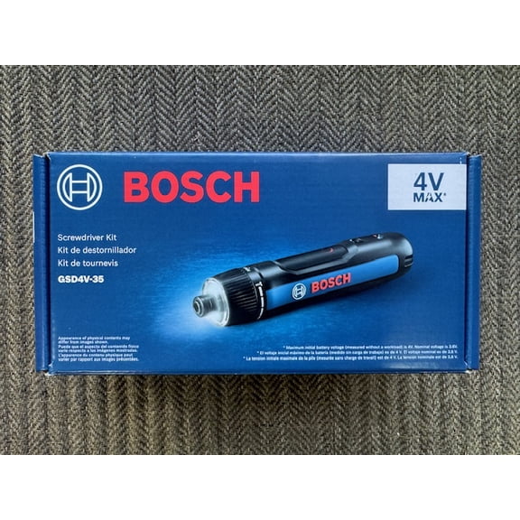 Bosch 4V Max Rechargeable Screwdriver