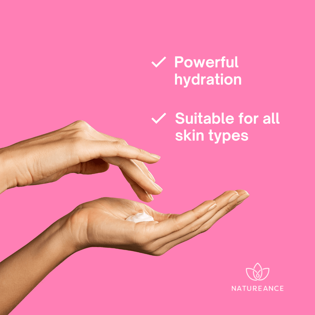 Natureance Rosehip Cream (8 oz) - Hydrating Moisturizing Formula for Anti-Aging - Crema de Rosa Mosqueta