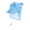Light Blue, variant on Kids Bucket Hat Sun Protection&nbsp;Tie Dye Print Breathable Cotton Summer Beach Cap,Light Blue