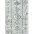 thumbnail image 4 of Soleil BR15L Native White Tribal Moroccan Light Gray Area Rug, 8'x10', 4 of 10