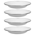 thumbnail image 3 of Miangastore 4 Pcs Assiette Vintage Émaillée Style Rustique Plat de Service Dessert Collation, 3 of 8