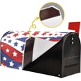 thumbnail image 4 of Patriotic American Stars Mailbox Cover Memorial Day 4th of July Mailbox Covers Magnetic Large Oversized 21"X25.5" Mailbox Wraps Post Letter Box Cover Garden Decorations, 4 of 6