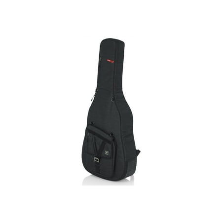 Gator Cases Transit Series GT-JUMBO-BLK - Bag for jumbo acoustic guitar - blended fabric - black