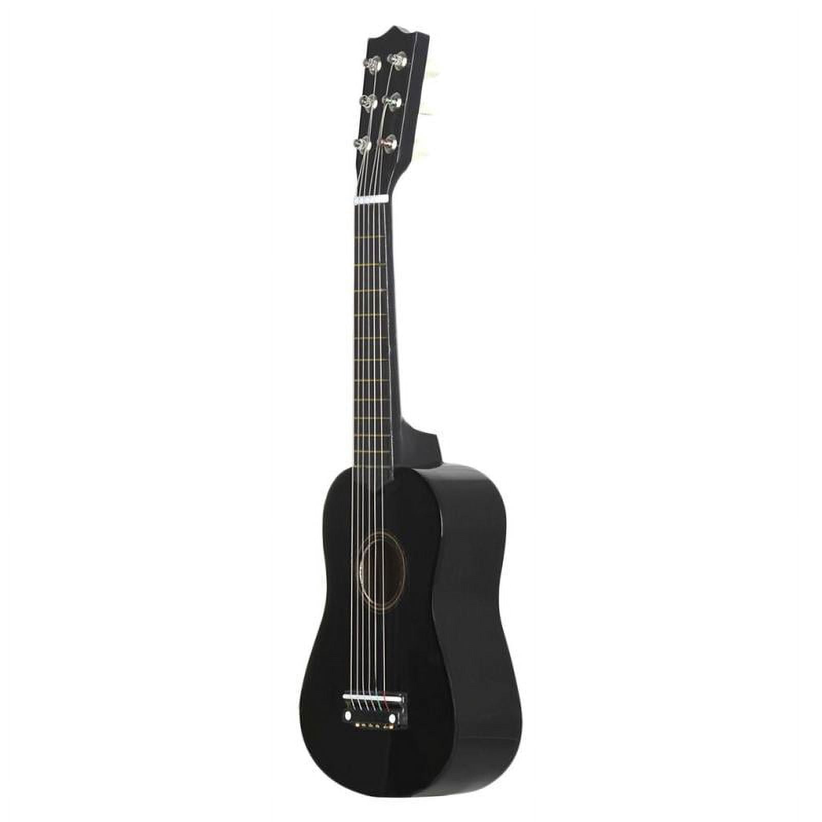21inch Durable Solid Wood Acoustic Guitar - Black
