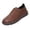 Z-Brown, variant on Gealkoca Women's Slip On Flats Lightweight Soft Round Toe Breathable Casual Walking Shoes Women's Casual Solid Color Closed Toe Flat Shoes