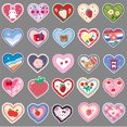 thumbnail image 3 of 50 pegatinas para el día de San Valentín, pegatinas con forma de corazón de diseño divertido, pegatinas lindas de amor, pegatinas de vinilo impermeables para botella de agua, 3 of 5