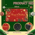 thumbnail image 3 of Christmas Door Mat Outdoor, Christmas Decorations for Home Non-Slip Merry Christmas and Happy New Year Doormat Low Profile Rug Holiday Welcome Mat Indoor Outdoor Xmas Decor 17 x 30 Inch, 3 of 6
