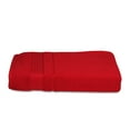 thumbnail image 3 of Melissa Linen, Bath Towels (Set of 2) Quick Dry Absorbent Cotton, Bathroom Towels, Red, 3 of 8