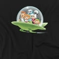 thumbnail image 2 of Jetsons T-Shirt Family Cruising Unisex Graphic Tee for Men & Women, 2 of 7