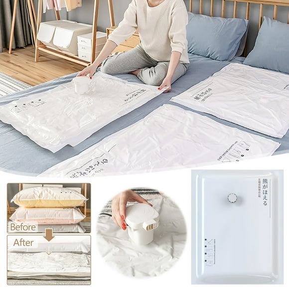Xihbxyly Vacuum Storage Bags Multi Purpose Large Storage Bags Vacuum Seal Bags for Clothing Suitable for Clothing, Clothes, Quilts and Blankets Vacuum Seal Bags