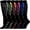 Multicolor-04, variant on 6 Pairs Nylon Compression Socks for Men Women Compression Stocking Best Support for Athletic Travel,Running,Cycling