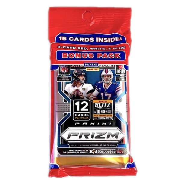 Panini Nfl Prizm Football Trading Card Multipack Walmart Com