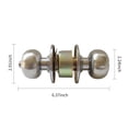 thumbnail image 2 of Amdohai Serre-Joint de Bouton de Porte avec 3 Clés Poignée Style Boule Ronde, 2 of 7