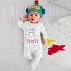 Newborn Baby Boys Girls One-piece Letter Romper Jumpsuit Outfits Clothes