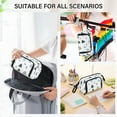 thumbnail image 7 of Nylon Fish Mouth Pencil Case with Large Capacity Zipper Pencil Pouch Light Blue Cute Forest Pencil Bag Organizers, 7 of 7