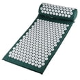 thumbnail image 2 of Esquirla Acupressure Mat and Pillow Set for Back/Neck Pain Relief Muscle Relaxation Dark green, 2 of 8