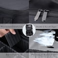 thumbnail image 5 of Bolsa de maquillaje de viaje JAMW Bolsa de tren de maquillaje 10.4 pulgadas Negro Sencillez, 5 of 5