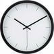 thumbnail image 1 of Reloj de pared moderno, negro., 1 of 5