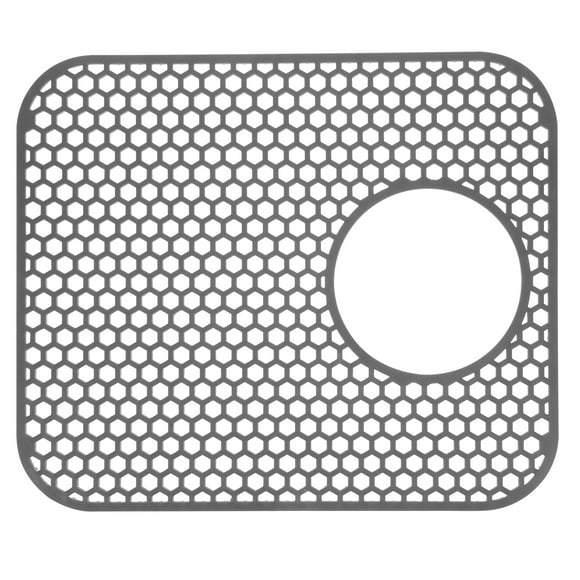 KAKOWELY sink mat Kitchen Sink Mat Drain Mat Silicone Sink Mat Protector Countertop Sink Draining Mat13.39"X11.42"X0.31"
