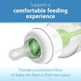 thumbnail image 5 of (3 pack) Dr. Brown's Natural Flow Level 2 Narrow Baby Bottle Nipple, Medium Flow, 3m+, 100% Silicone, 6 Pack, 5 of 9
