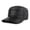 Black, variant on Genuine Leather Army Cap Men First Layer Beret H-igh Qual-ity Brand Male Warm Autumn Adjustable Winter Cap ,Fashion