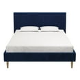 Mr. Kate Daphne Upholstered Bed with Headboard and Modern Platform