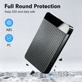 thumbnail image 5 of Atzeste 2.5" Hard Drive Enclosure USB 3.1 to SATA III Adapter, 5Gbps External SSD HDD Enclosure for 2.5 Inch SATA SSD & HDD 7mm/9.5mm, with UASP Compatible with Windows, Mac, Linux, 5 of 7