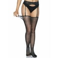 thumbnail image 4 of Leg Avenue 2 PC Rhinestone Micro Net Garter Belt and Stockings Set, 4 of 5