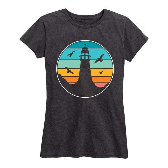 Instant Message - Round Lighthouse - Women's Short Sleeve T-Shirt