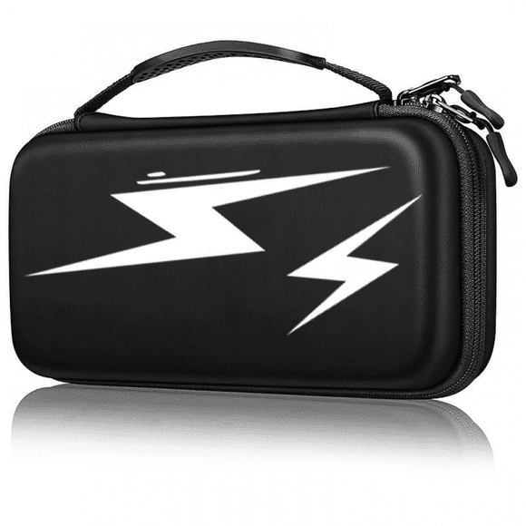 Funda de transporte rígida de EVA a prueba de golpes compatible con Nintendo Switch OLED con protección y compartimento específico para el mando