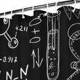 thumbnail image 3 of Math Equations Chemistry Symbols Black Pattern Shower Curtain 84"x72" ,Bathroom Decorative Shower Curtains Set with 12 Hooks,Modern Waterproof Washable Shower Curtain, 3 of 6