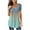 Multicolour, variant on JURANMO Womens Tunic Tops Casual Pleated Belly Short Sleeve Shirt Fashion Gradient Color Summer T Shirts Button V Neck Henley Tees Deals of the Day Multicolor M