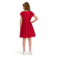 thumbnail image 3 of Kensie Girl Metallic Pleated Dress, Sizes 4-16, 3 of 6